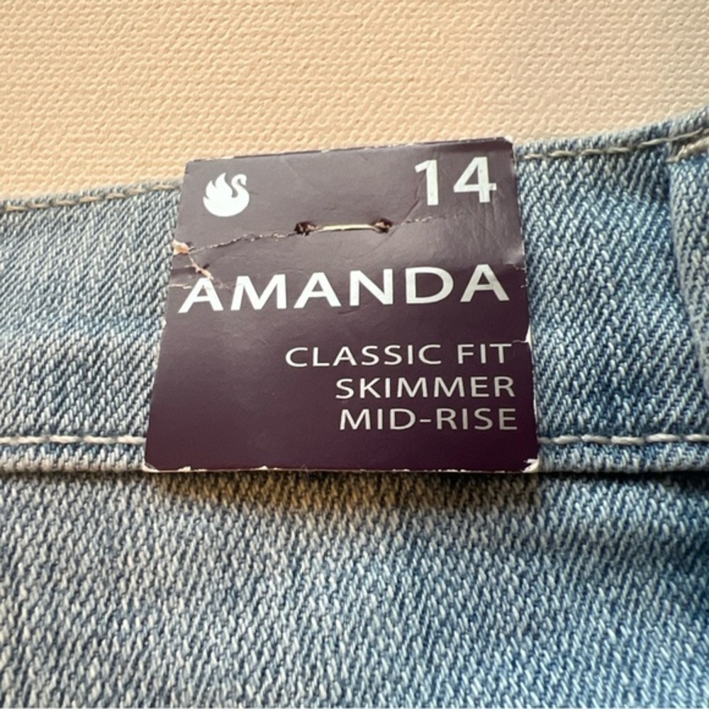 NWT Gloria Vanderbilt‎ Ladies' Amanda Denim Caprice Jeans Size 14 (A4) - Picture 8 of 9